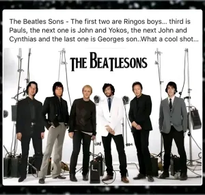 Meet the next generation of rock royalty — The Beatlesons! Carrying the legacy with their own flair while honoring the legends who changed music forever. A snapshot of legacy, rhythm, and timeless cool
